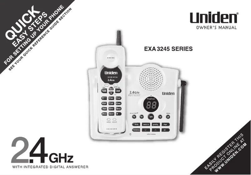 Imagen de la primera página del manual del dispositivo EXA 3245