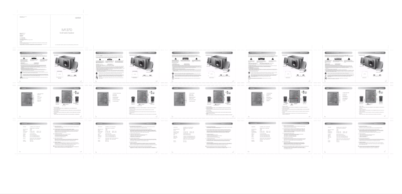 Imagen de la primera página del manual del dispositivo M1370