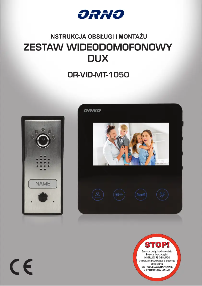 Página 1 del manual Manual de usuario ORNO OR-VID-MT-1050