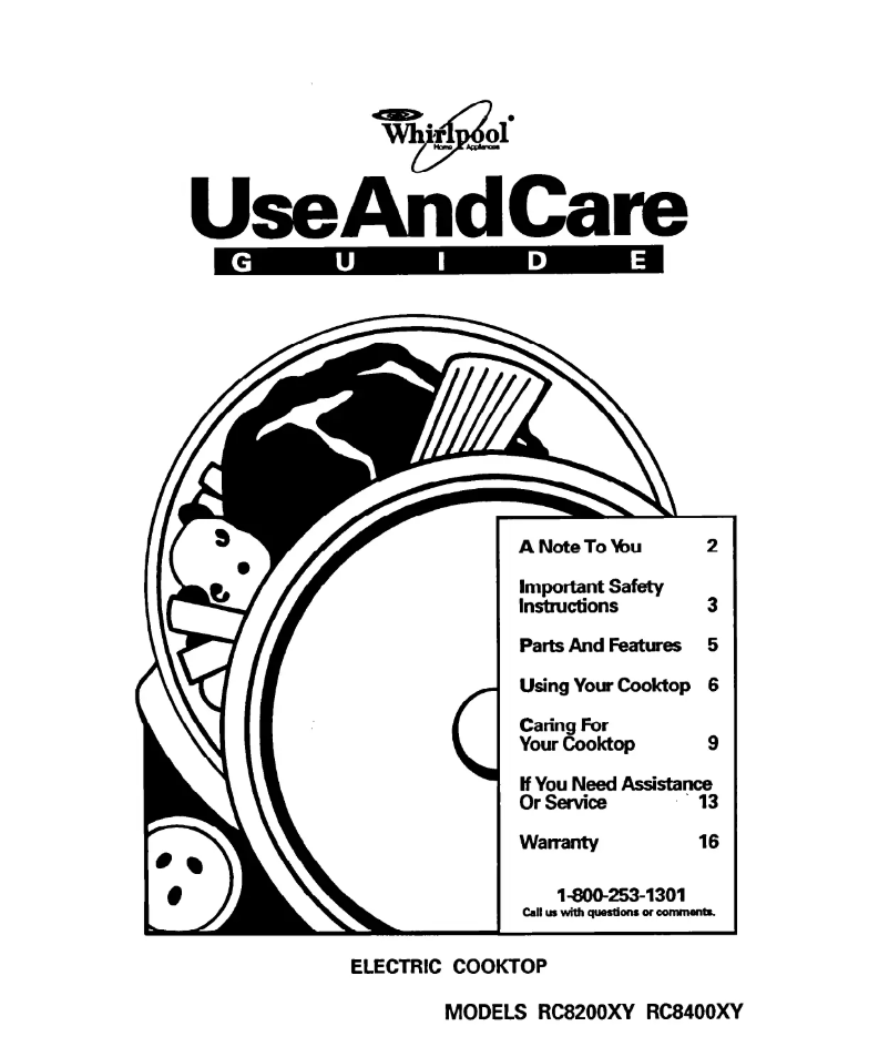 Imagen de la primera página del manual del dispositivo RC8200XBN0
