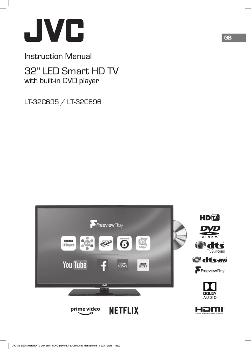 Página 1 del manual Manual de usuario JVC LT-32C696