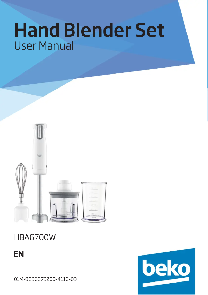 Página 1 del manual Manual de usuario Beko TBN6602