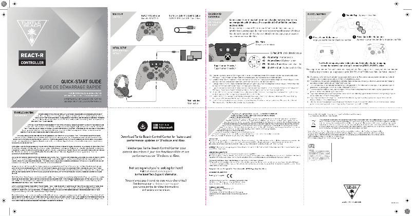 Imagen de la primera página del manual del dispositivo React-R