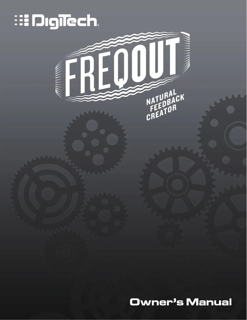 Imagen de la primera página del manual del dispositivo FreqOut