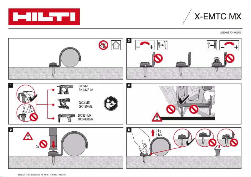 Imagen de la primera página del manual del dispositivo X-EMTC MX