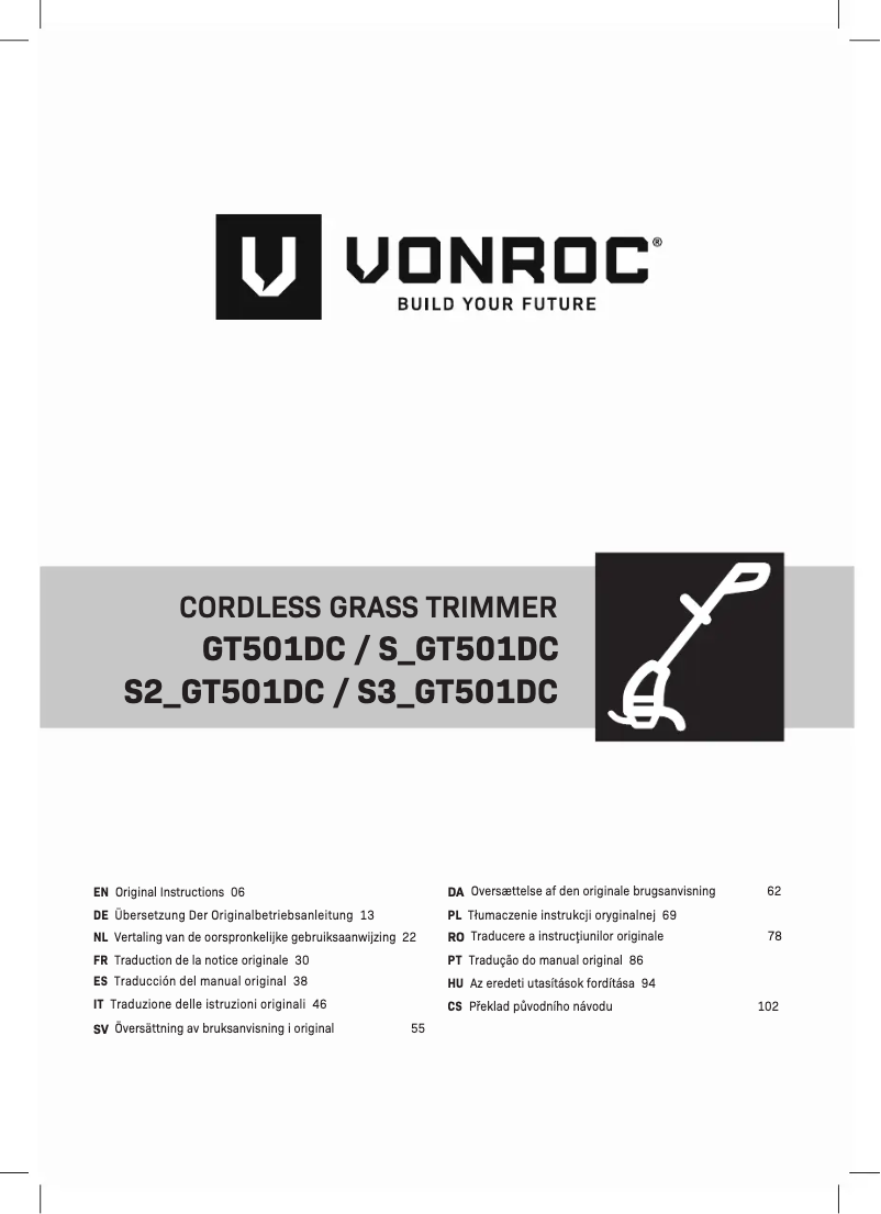 Imagen de la primera página del manual del dispositivo S3_GT501DC