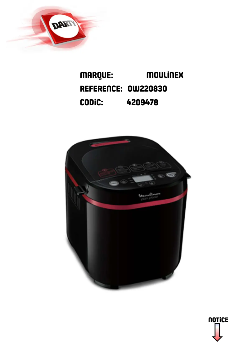 Imagen de la primera página del manual del dispositivo OW220830