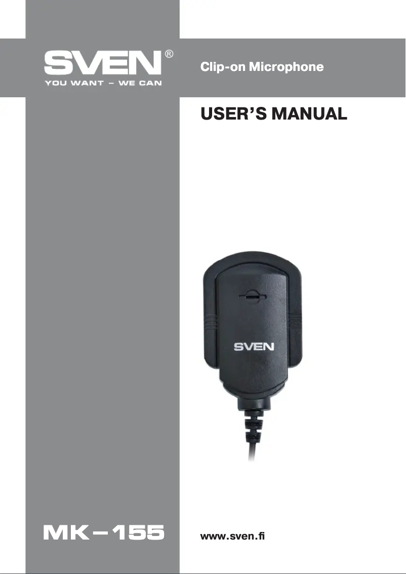 Imagen de la primera página del manual del dispositivo MK-155
