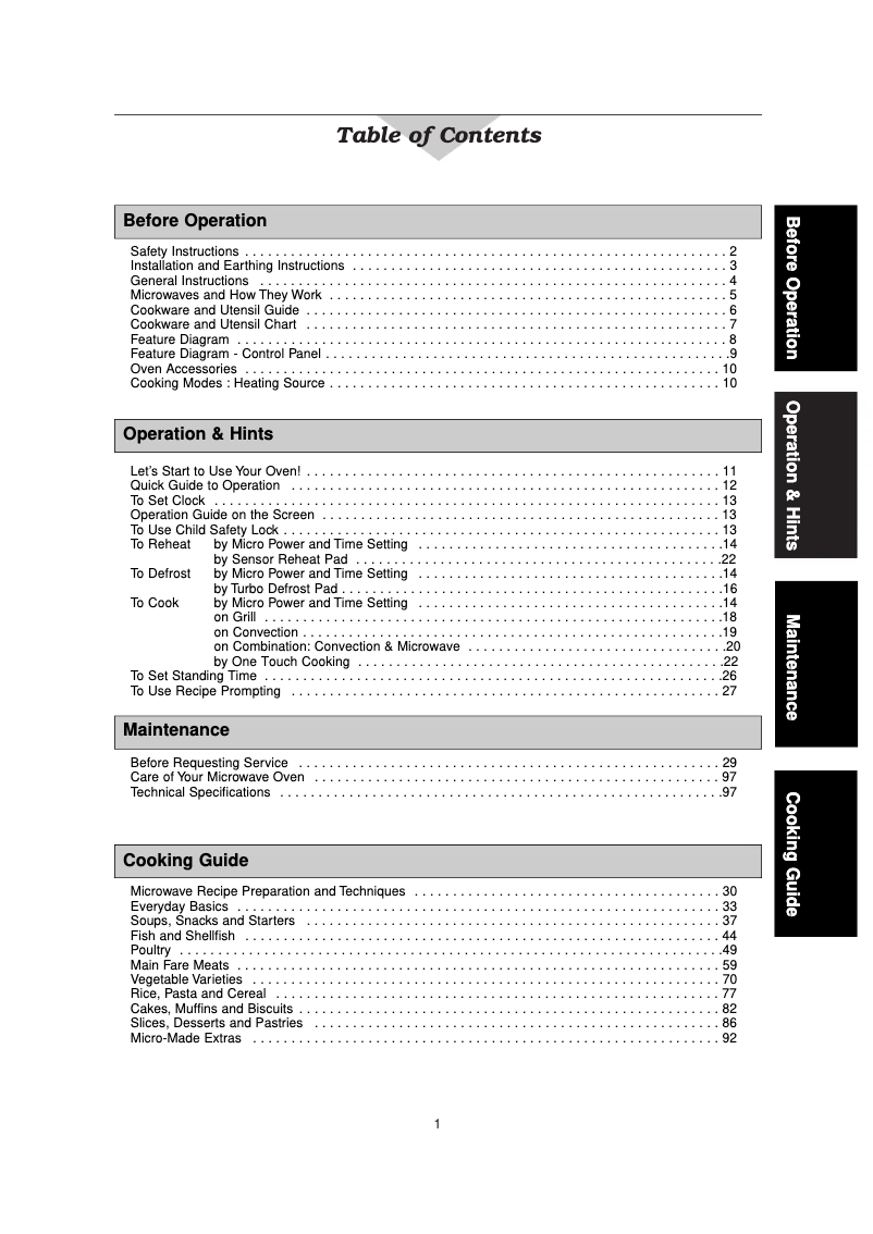 Imagen de la primera página del manual del dispositivo NN-C988