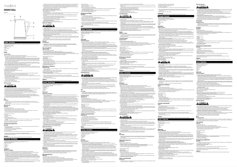 Página 1 del manual Manual de usuario Nedis KAWK510