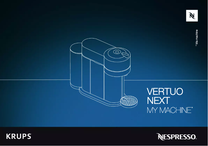 Página 1 del manual Manual de usuario Krups Nespresso Vertuo Next