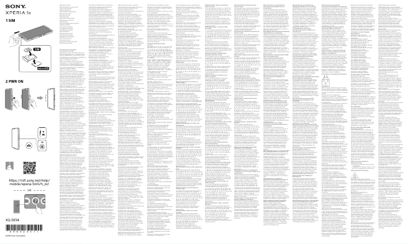 Página nº 1 - Guía de instalación Sony Xperia 5 V