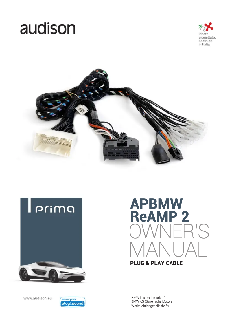 Página 1 del manual Manual de usuario Audison Prima APBMW ReAMP 2