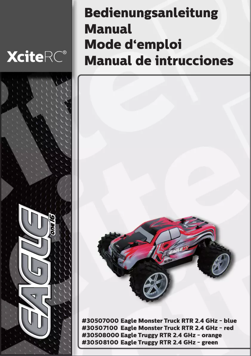 Imagen de la primera página del manual del dispositivo Eagle Truggy