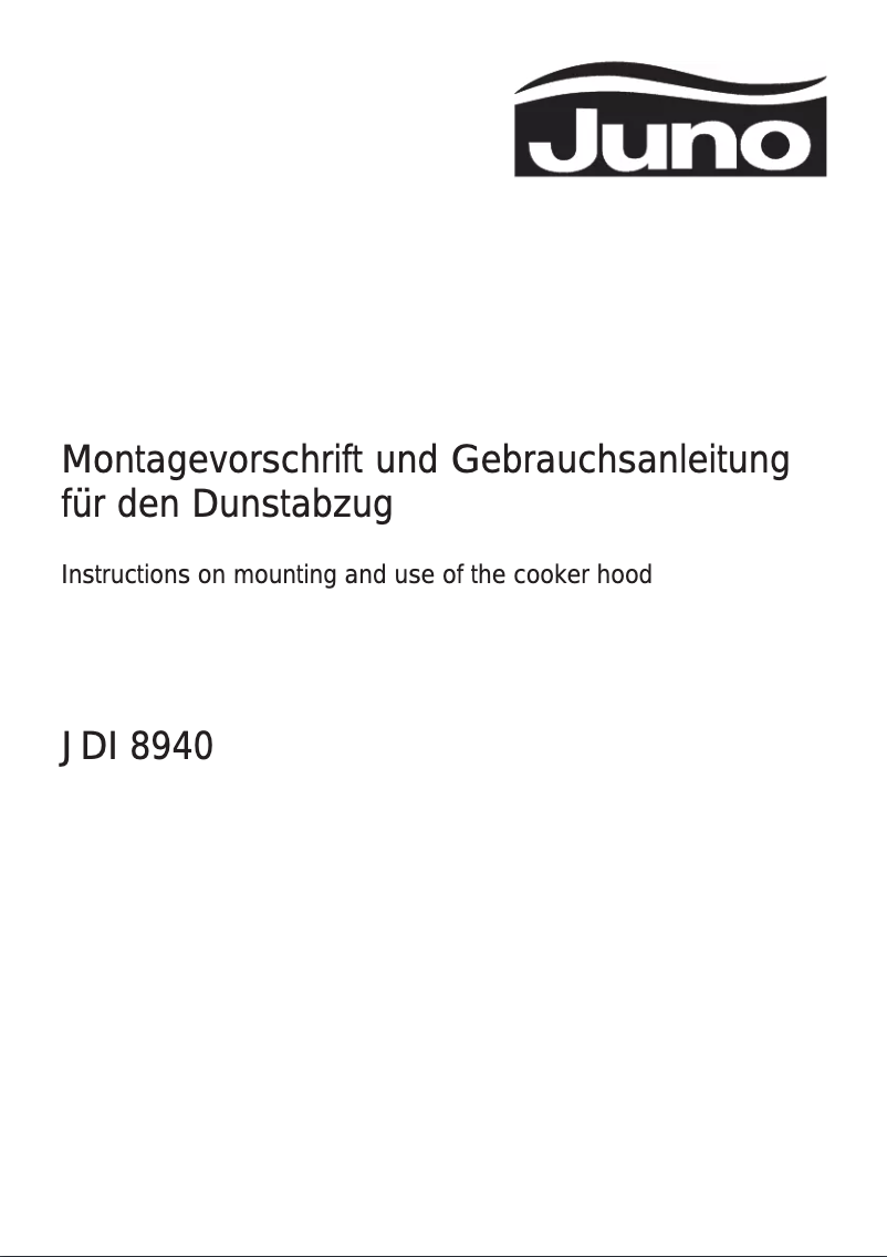 Imagen de la primera página del manual del dispositivo JDI8940E