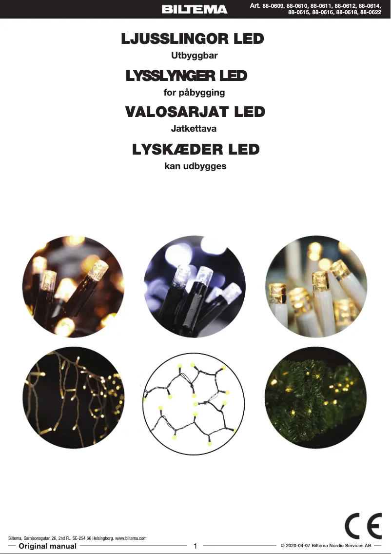 Imagen de la primera página del manual del dispositivo 88-0614