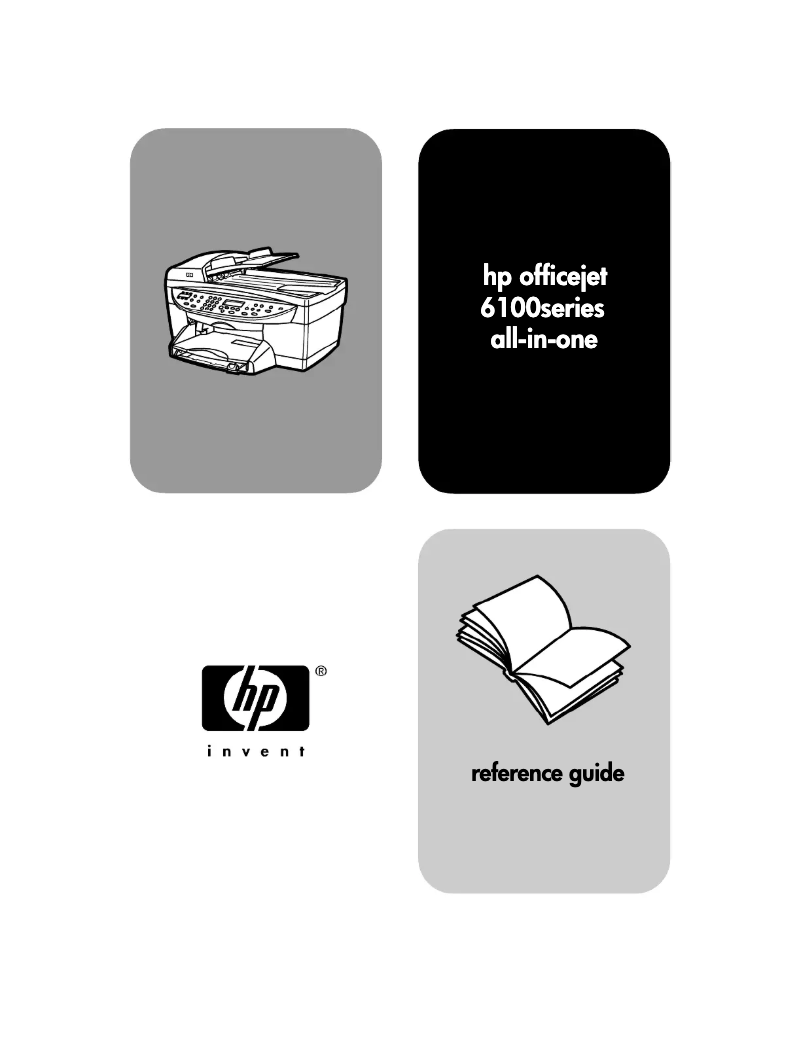 Imagen de la primera página del manual del dispositivo Officejet 6100 All-in-One