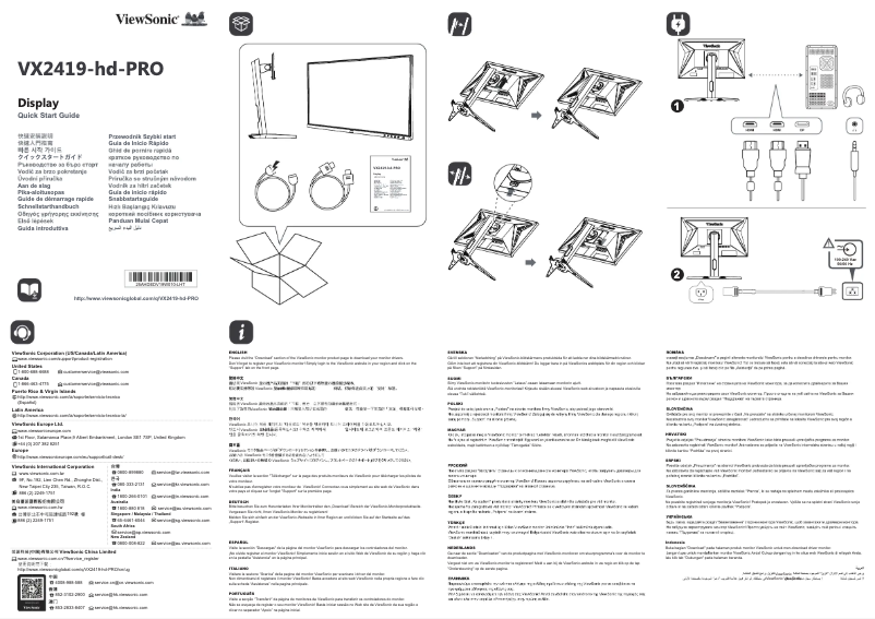 Imagen de la primera página del manual del dispositivo VX2419-HD-PRO-2