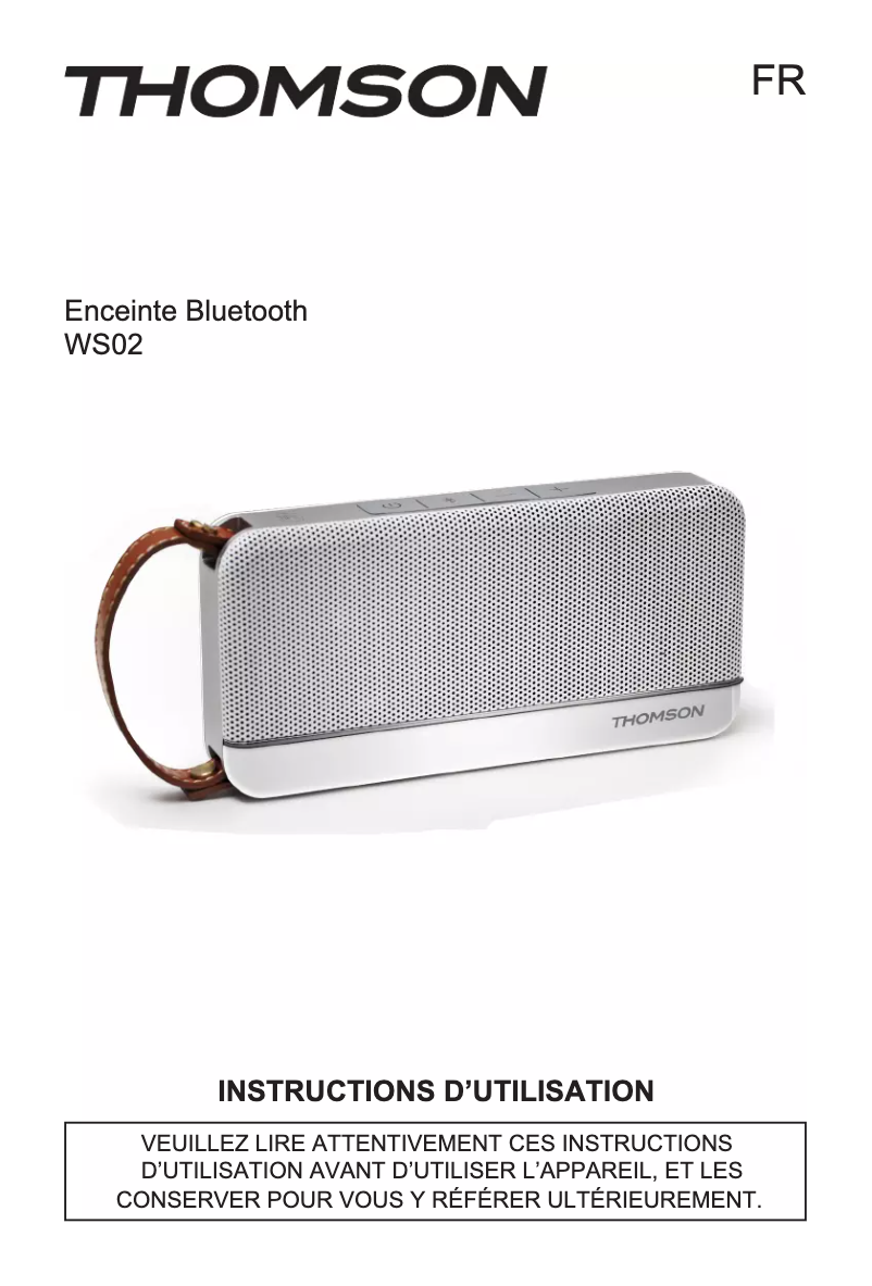 Página 1 del manual Manual de usuario Thomson WS02N