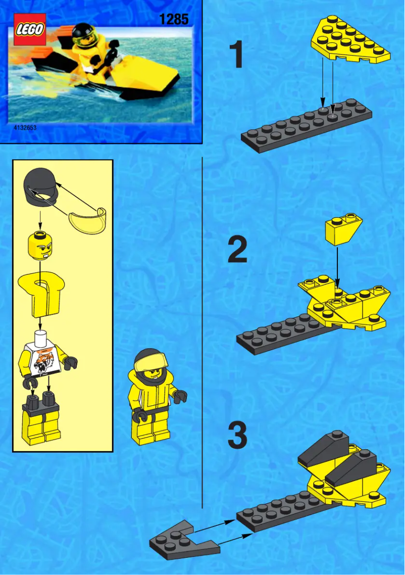 Página 1 del manual Manual de usuario Lego YELLOW RACER BOAT