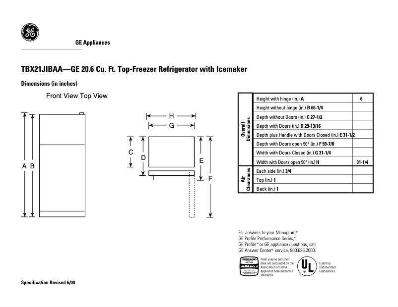 Imagen de la primera página del manual del dispositivo TBX21JIBAA
