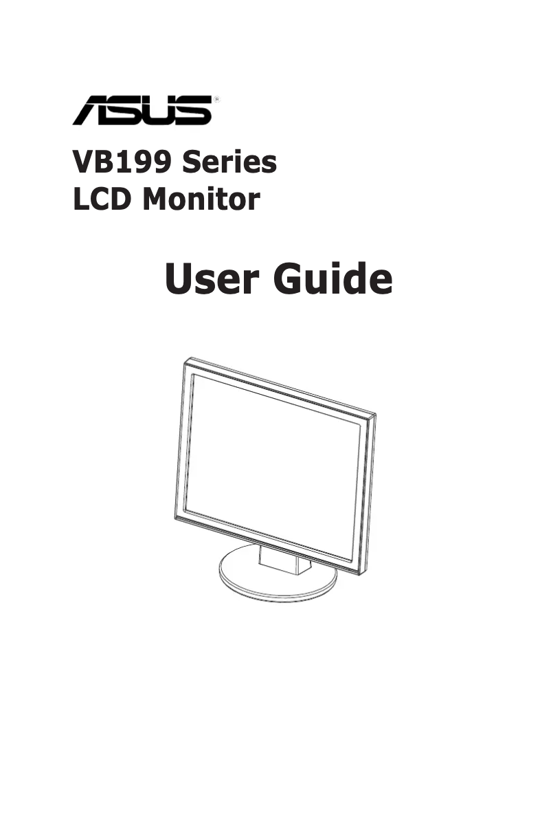 Página 1 del manual Manual de usuario Asus VB199D