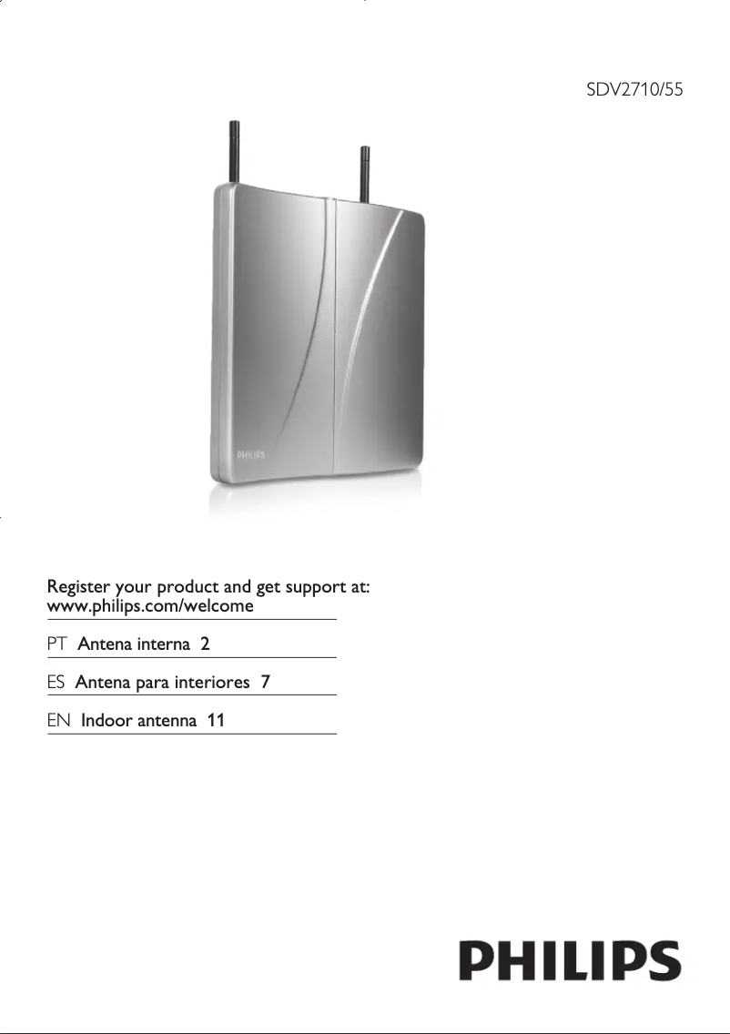 Página 1 del manual Manual de usuario Philips SDV2710