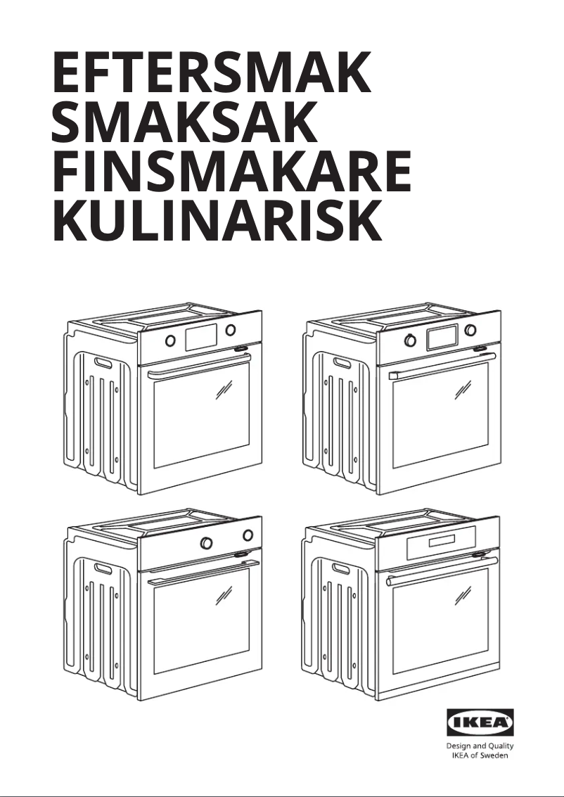 Imagen de la primera página del manual del dispositivo EFTERSMAK 305.082.38