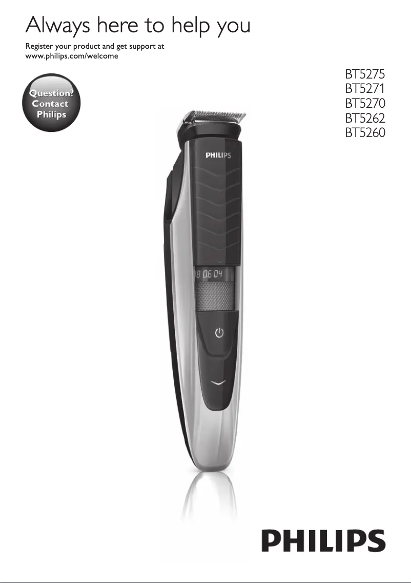 Página 1 del manual Manual de usuario Philips Series 5000 BT5271