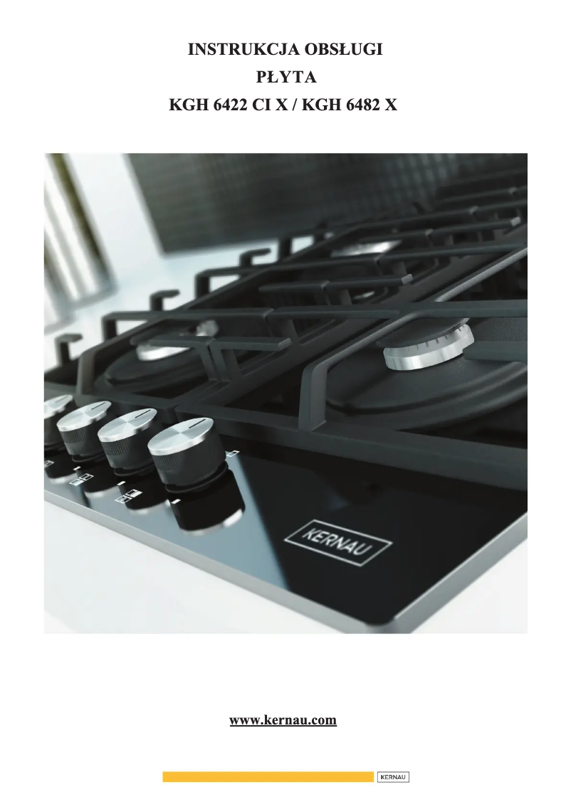 Imagen de la primera página del manual del dispositivo KGH 6422 CI X