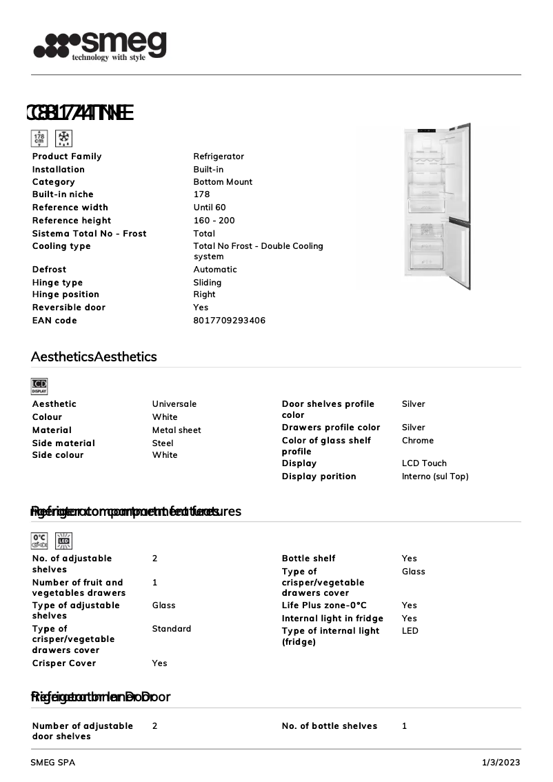 Imagen de la primera página del manual del dispositivo C8174TNE