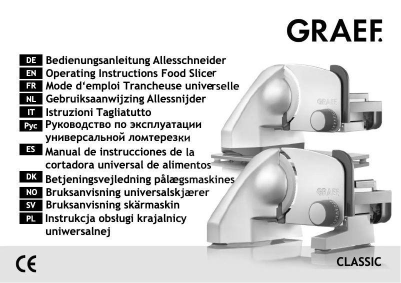 Página 1 del manual Manual de usuario Graef Classic C 90
