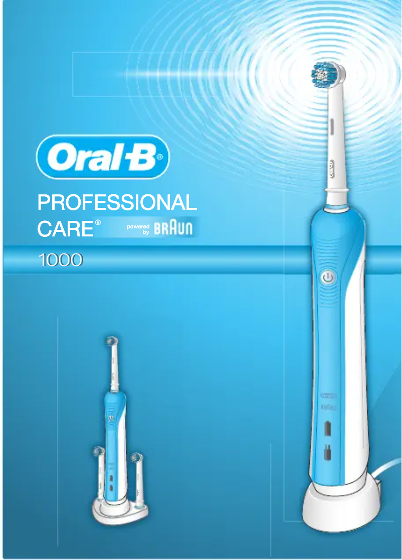 Página 1 del manual Manual de usuario Oral-B Professional Care 1000 WOW D20.513
