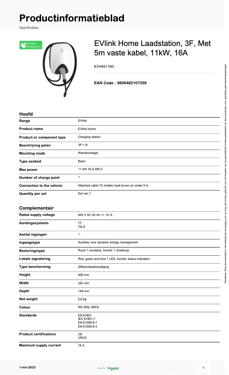 Imagen de la primera página del manual del dispositivo EVH4S11NC