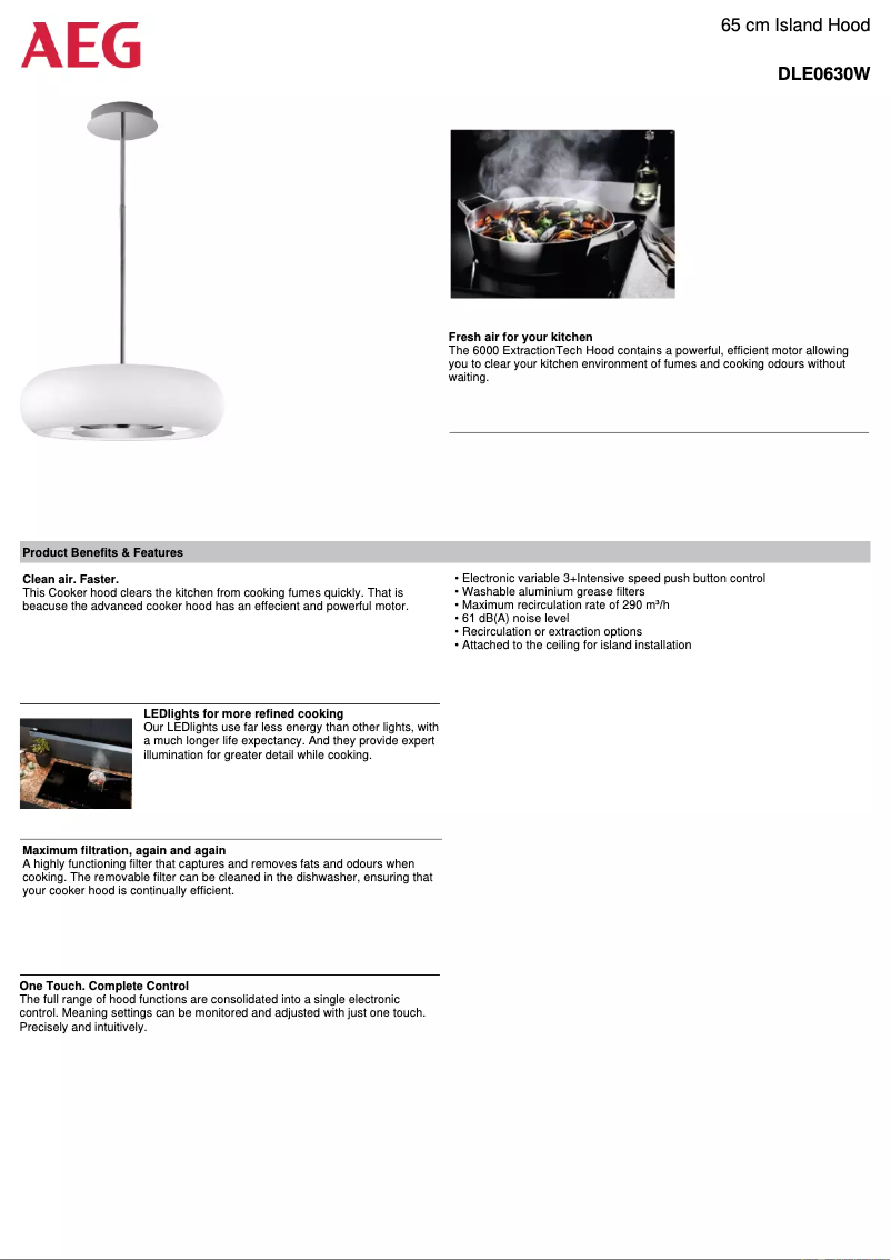 Imagen de la primera página del manual del dispositivo DLE0630W