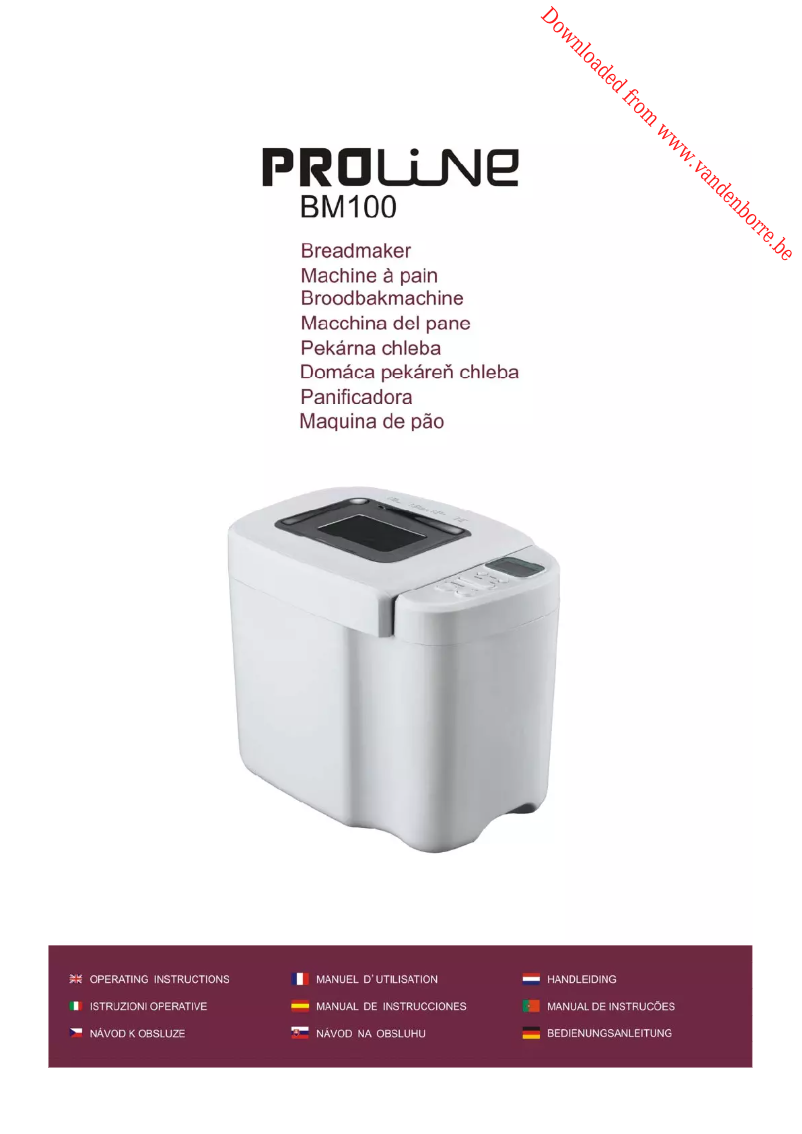 Página 1 del manual Manual de usuario Proline BM100