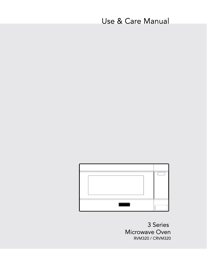 Página 1 del manual Guía de instalación Viking RVM320SS