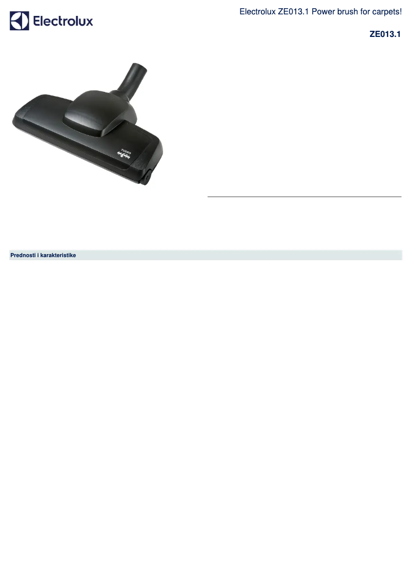 Imagen de la primera página del manual del dispositivo ZE013.1