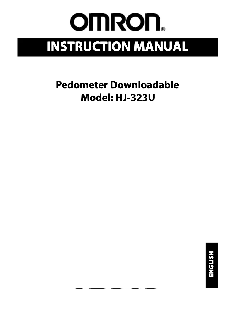 Imagen de la primera página del manual del dispositivo HJ-323U