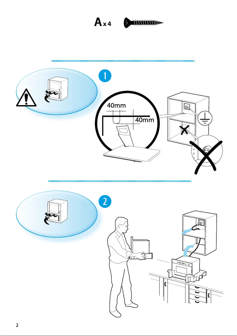 Imagen de la primera página del manual del dispositivo AMW429IX