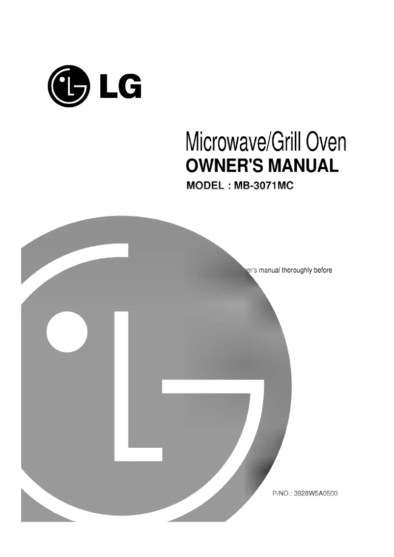 Página 1 del manual Manual de usuario LG MB-307MC