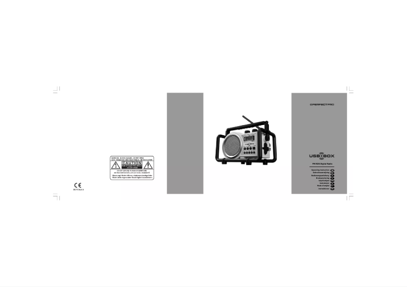 Imagen de la primera página del manual del dispositivo USB Box