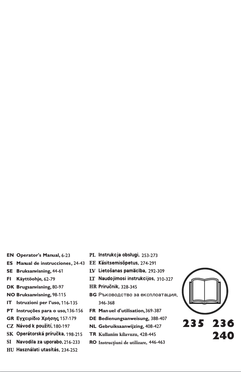 Imagen de la primera página del manual del dispositivo 236