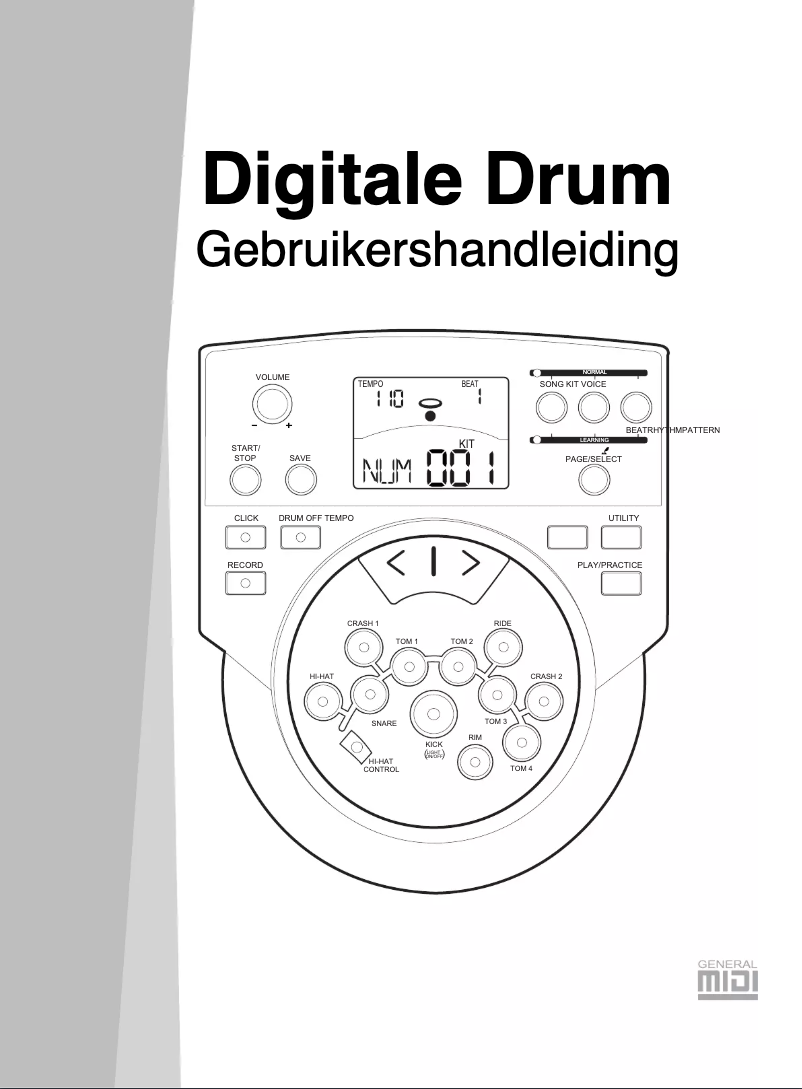 Imagen de la primera página del manual del dispositivo DD512