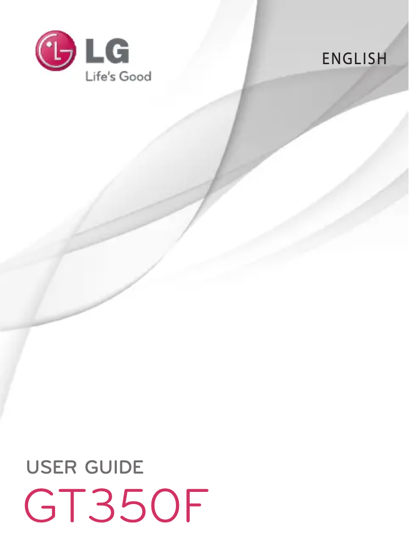 Imagen de la primera página del manual del dispositivo GT350F