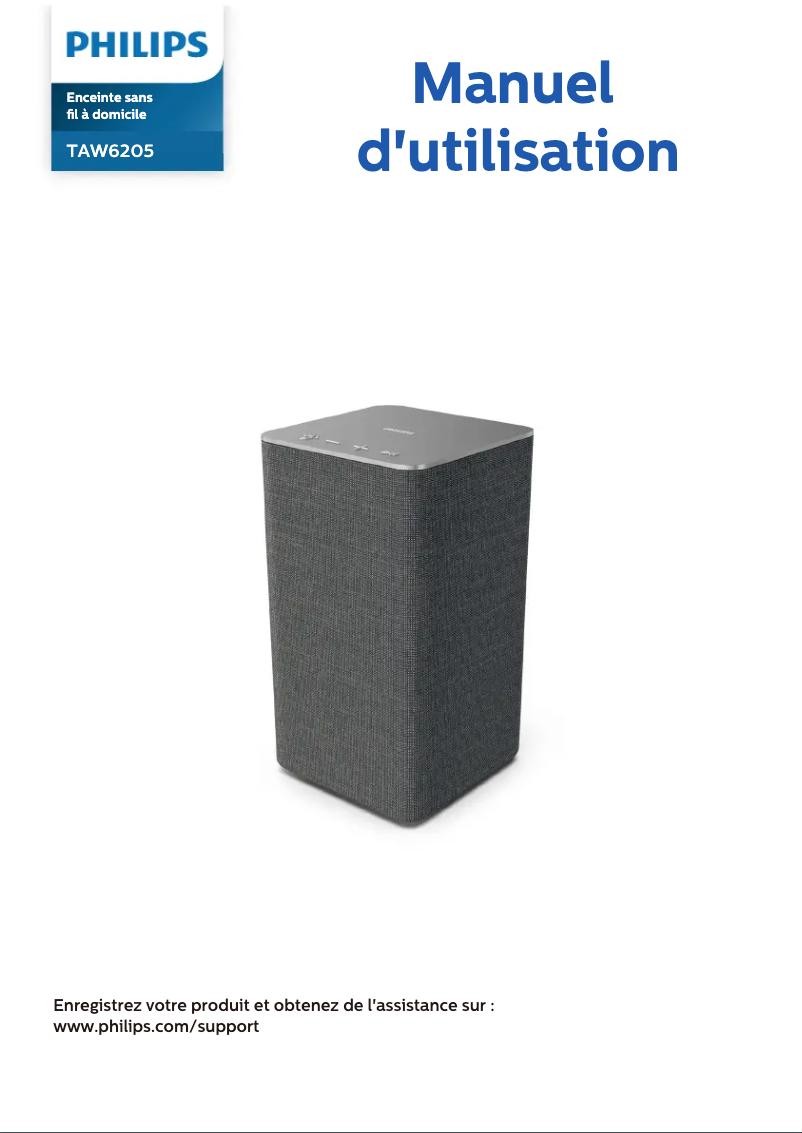 Imagen de la primera página del manual del dispositivo TAW6205