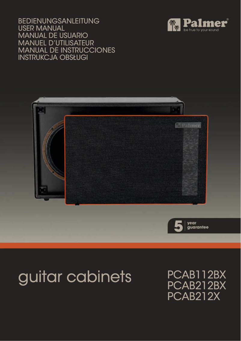 Imagen de la primera página del manual del dispositivo CAB 112 BX GBK