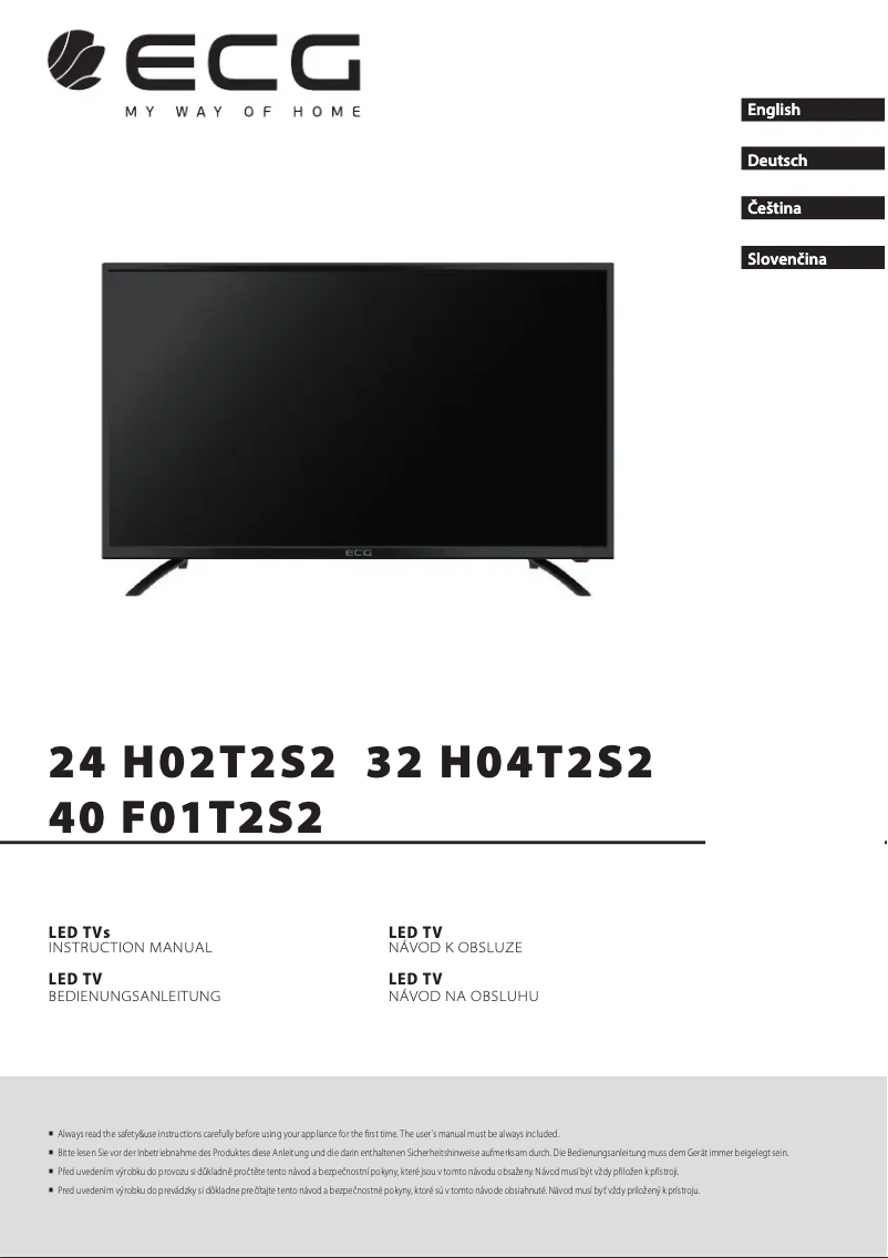 Imagen de la primera página del manual del dispositivo 32 H04T2S2