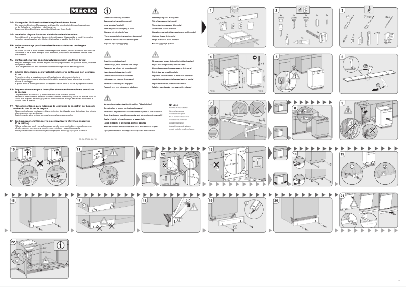 Página 1 del manual Manual de usuario Miele G 1235 SCU