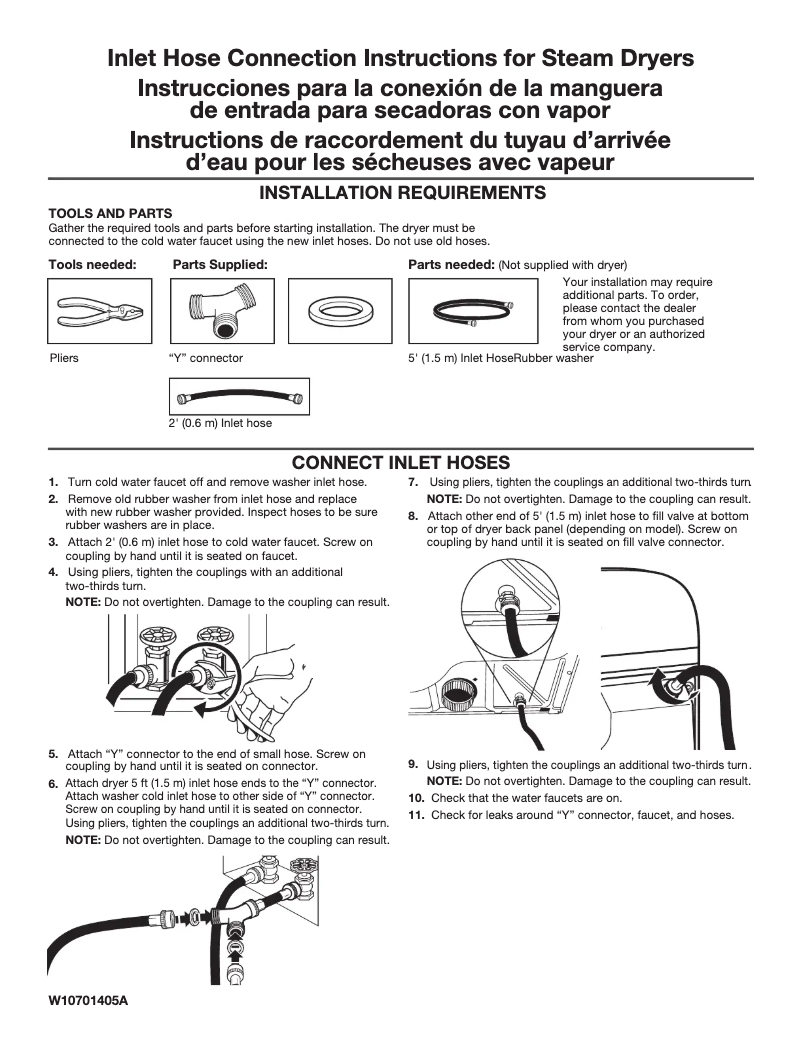 Imagen de la primera página del manual del dispositivo WED8700E